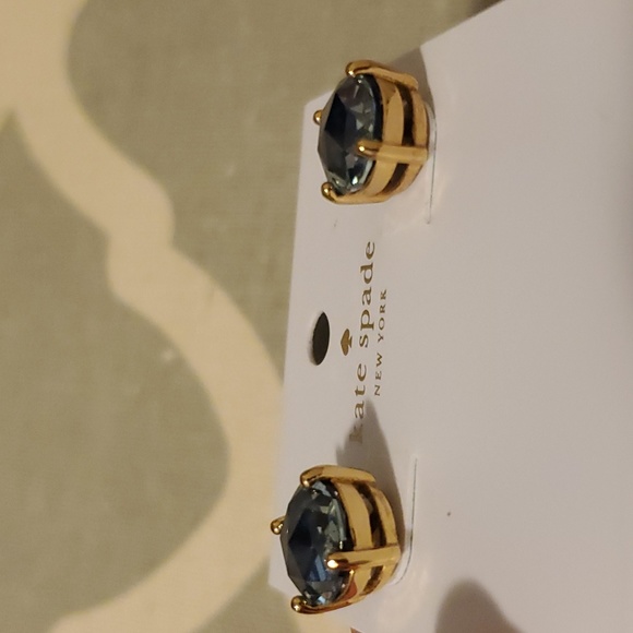 Kate♠️Spade Gum Drop Navy Earrings - Picture 4 of 6